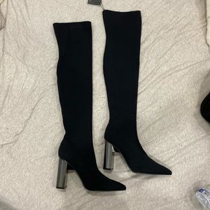 Zara over the knee boots